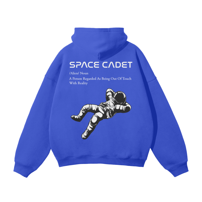 V1 Space Cadet Hoodie White Print