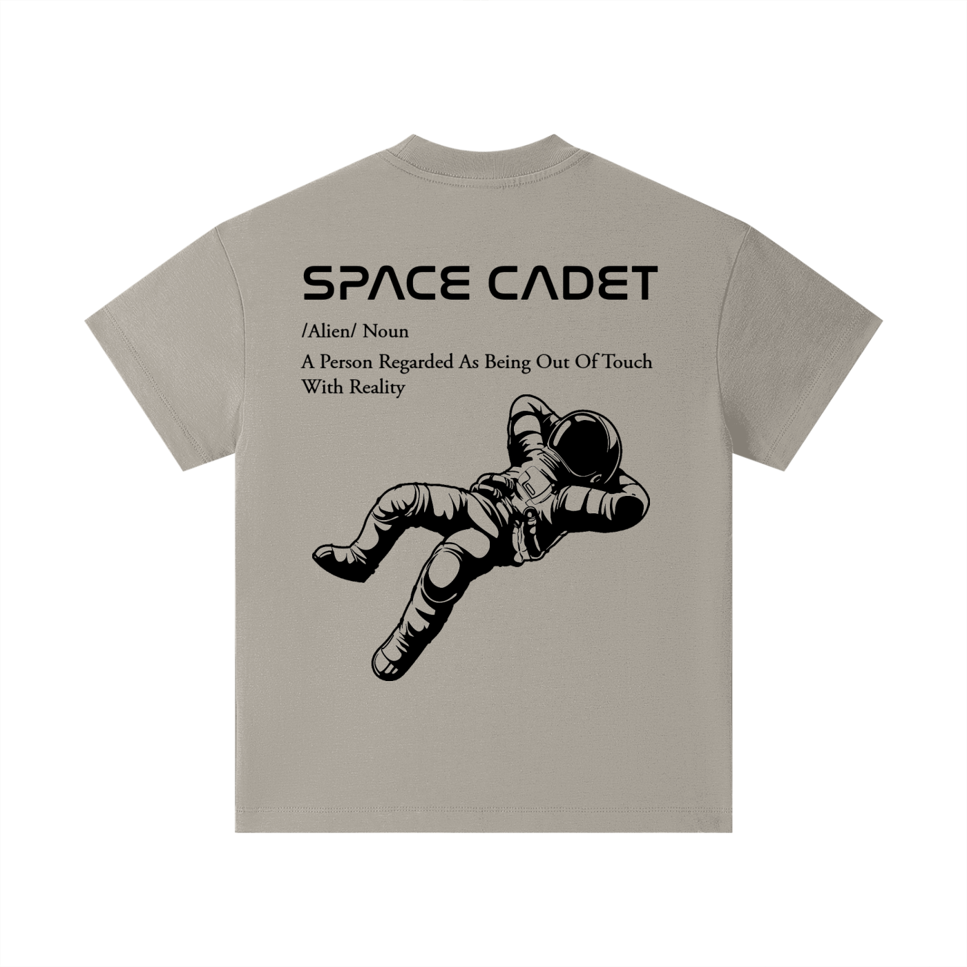 V1 Space Cadet Black Print Kids T-Shirt