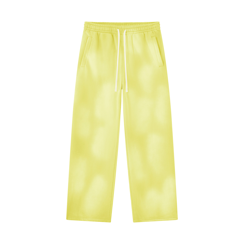 Space Cadet Sun fade Wide Leg Fleece Sweatpants