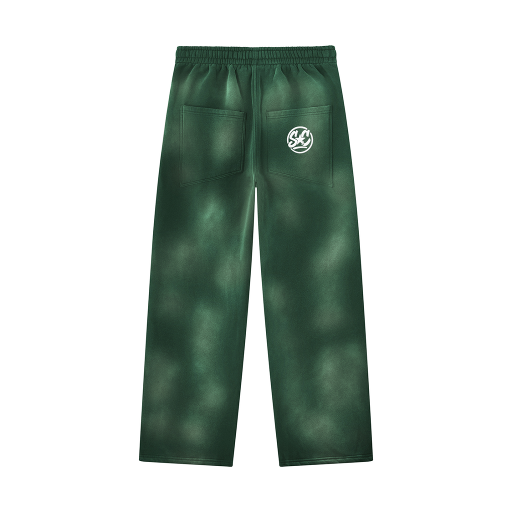 Space Cadet Sun fade Wide Leg Fleece Sweatpants