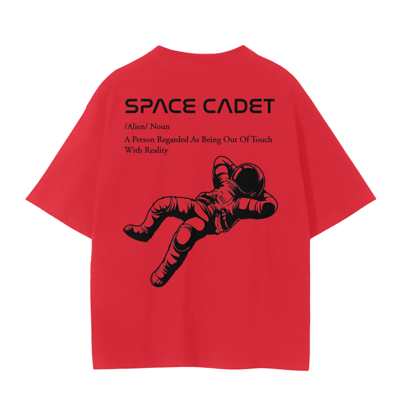 V1 Space Cadet Black Print T-Shirt