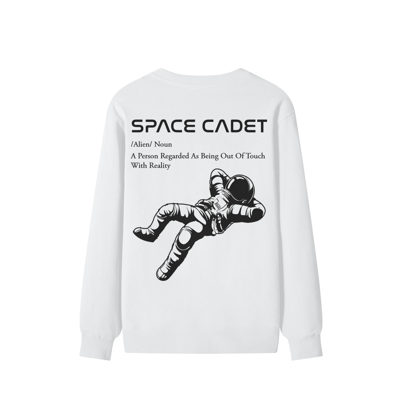 V1 Space Cadet Black Print Sweater