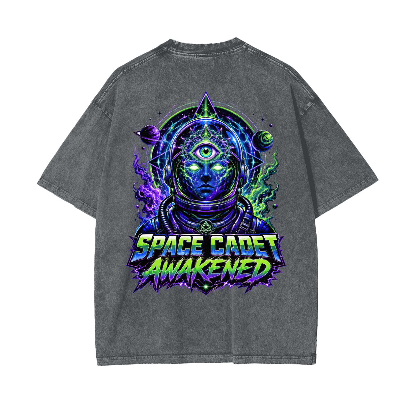 Space Cadet Awakened Snow Washed T-Shirt